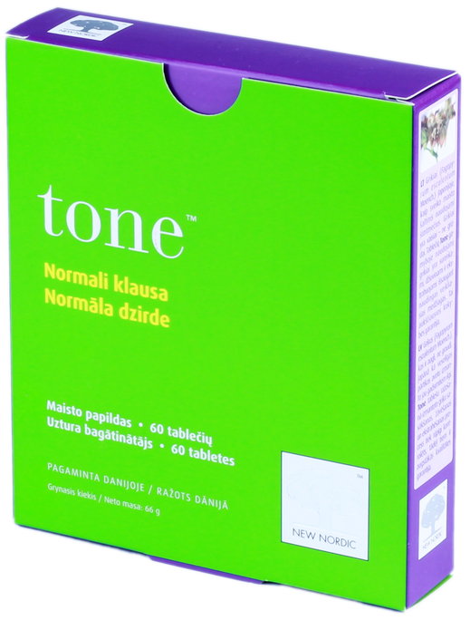 NEW NORDIC Tone, 60 tabletes