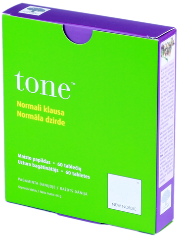 NEW NORDIC Tone, 60 tabletes