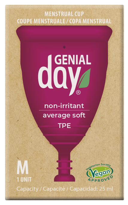 Menstruālā piltuve GENIAL DAY TPE M, 1 gab.