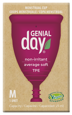 Menstruālā piltuve GENIAL DAY TPE M, 1 gab.