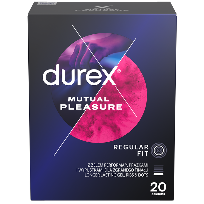 DUREX Mutual Pleasure, prezervatīvi 20 gab.