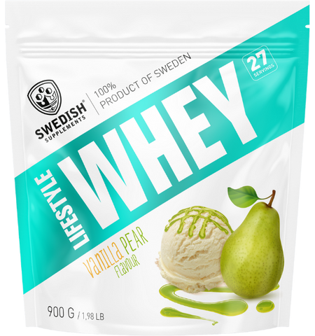 SWEDISH SUPPLEMENTS Lifestyle Whey Vanilla Pear - pulveris 900 g