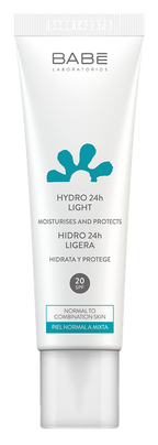 BABE Hydro SPF20 Viegls sejas krēms ar 24 stundu mitrināšanu, 50 ml