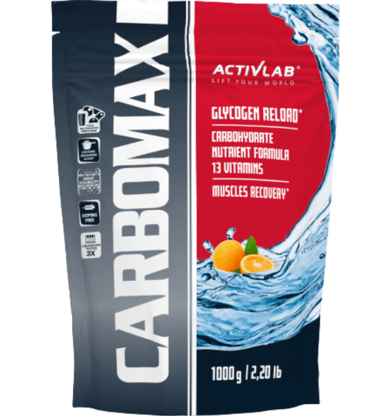 ACTIVLAB CarboMax Dynamic Apelsīnu garšas pulveris, 1000 g