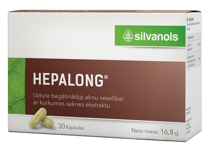 HEPALONG kapsulas aknām, 30 gab.