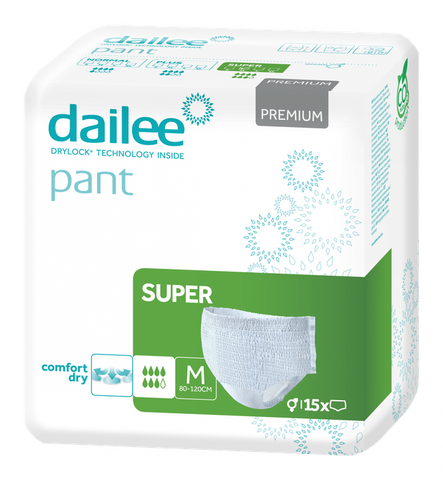 DAILEE Pant Premium Super M nesaturēšanas bikses, 15 vienības