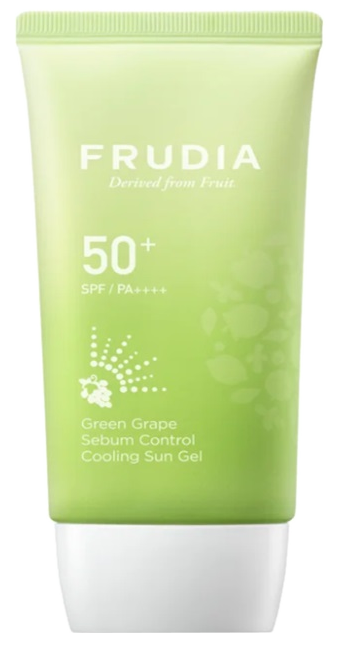 Frudia Green Grape SPF 50 Sebum Control saules aizsargkrēms ar atsvaidzinošu efektu, 50 g