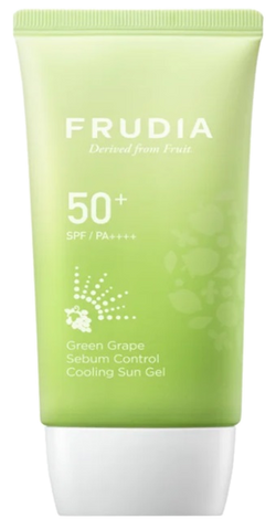 Frudia Green Grape SPF 50 Sebum Control saules aizsargkrēms ar atsvaidzinošu efektu, 50 g