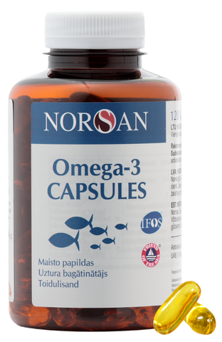 NORSAN Omega-3, 120 kapsulas
