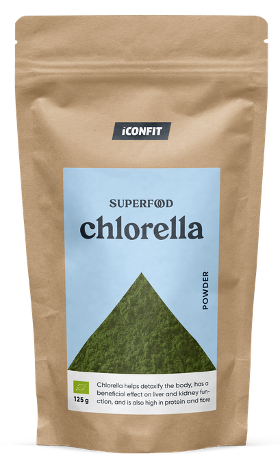 ICONFIT Hlorellas organiskais pulveris 125 g
