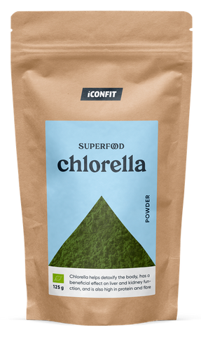 ICONFIT Hlorellas organiskais pulveris 125 g