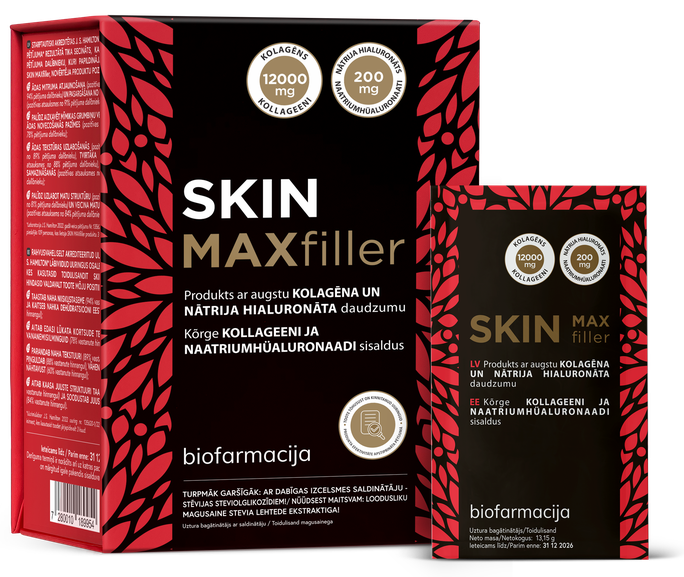 BIOFARMACIJA Kolagēns SKIN MAXfiller, 28 paciņas