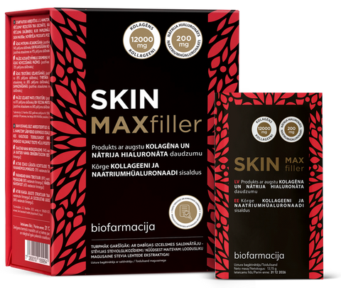 BIOFARMACIJA Kolagēns SKIN MAXfiller, 28 paciņas