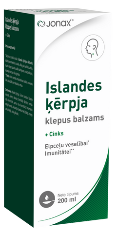 JONAX Klepus balzams ar Islandes ķērpja ekstraktu, 200 ml
