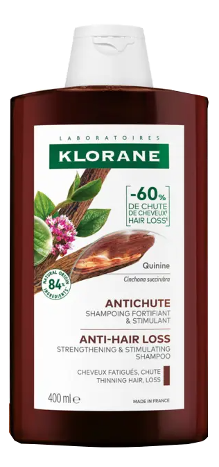 Klorane hinīna stiprinošais šampūns, 200 ml