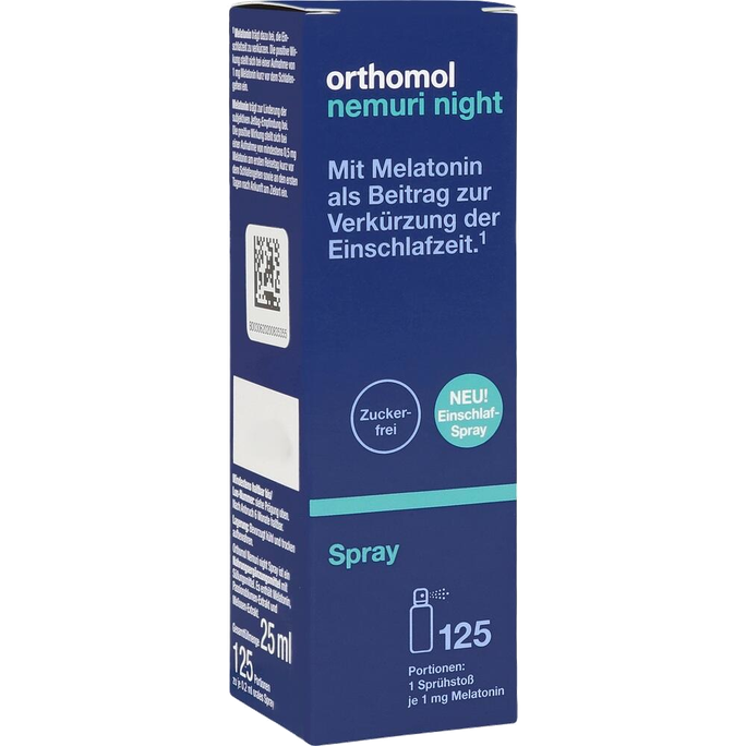 ORTHOMOL Nemuri Night 25 ml aerosola sprejs, 125 devas