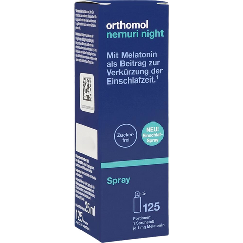 ORTHOMOL Nemuri Night 25 ml aerosola sprejs, 125 devas