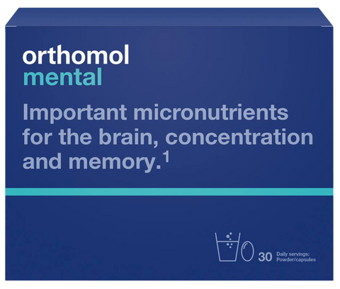 ORTHOMOL Mental — 30 dienu komplekts (pulveris un kapsulas)