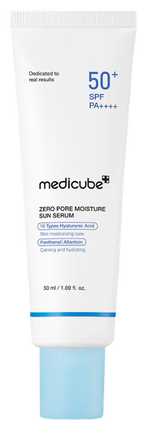 MEDICUBE Zero Pore mitrinošs saules serums SPF 50+, 50 ml