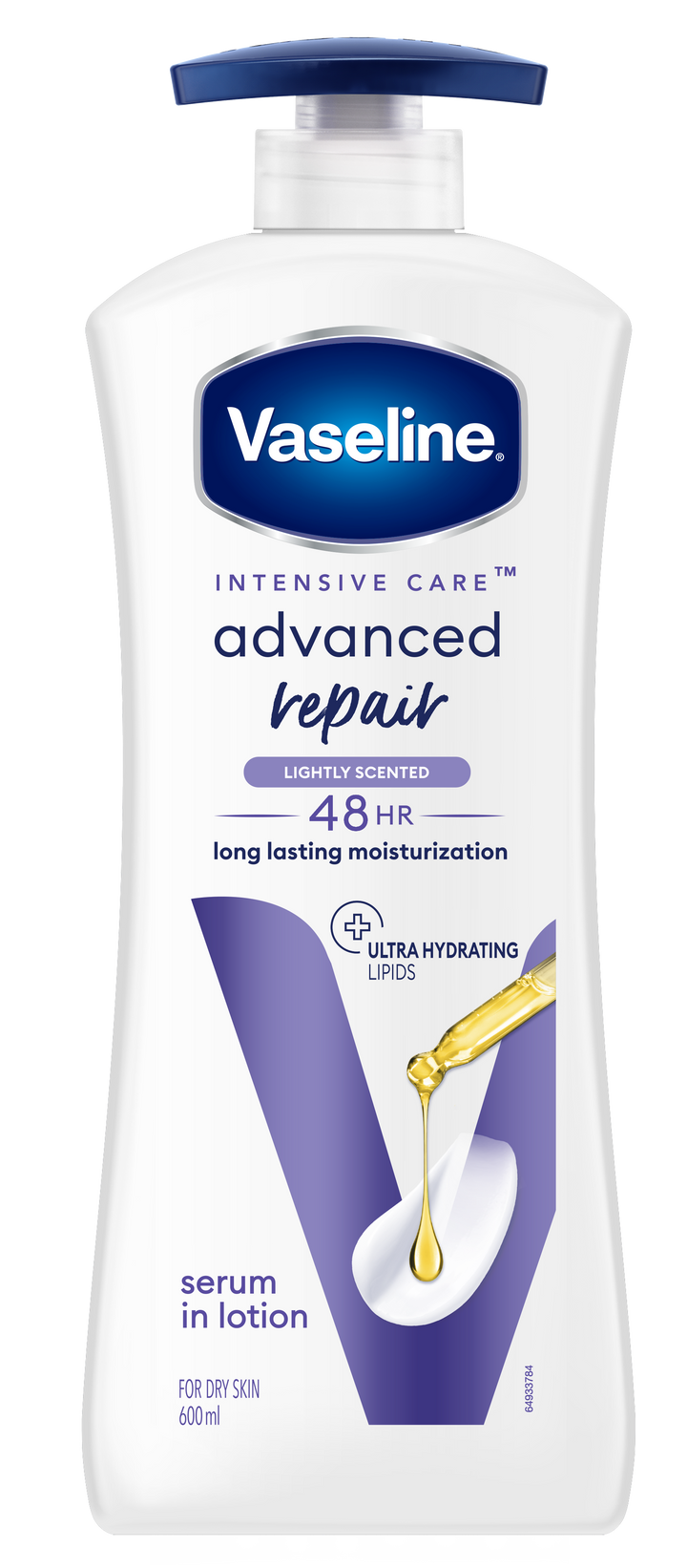 VASELINE Advanced Repair ķermeņa losjons, 600 ml