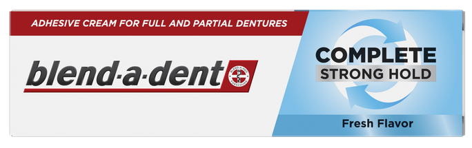 BLEND-A-DENT Complete Strong Hold Fresh Flavor zobu protēžu fiksācijas krēms, 47 g