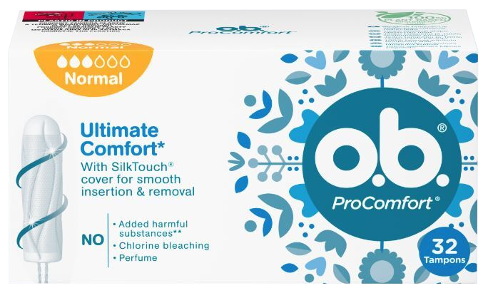 O.B. Ultimate Comfort tamponi Normal, 32 gab.