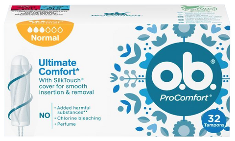 O.B. Ultimate Comfort tamponi Normal, 32 gab.