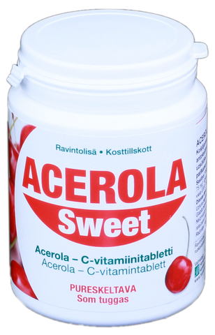 ACEROLA Sweet - 75 mg C vitamīna košļājamās tabletes (250 gab.)