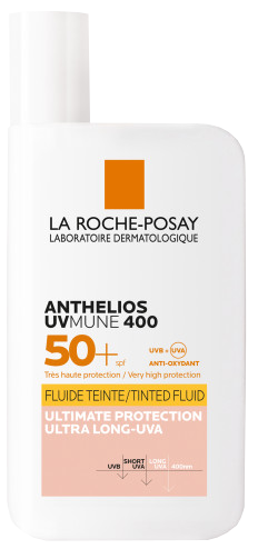 LA ROCHE-POSAY Anthelios UVmune 400 SPF50+ Tonējošs fluīds saules aizsarglīdzeklim, 50 ml