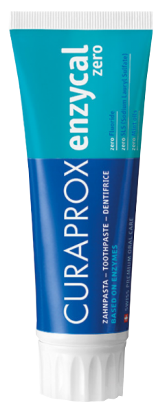 CURAPROX Enzycal Zero — fluorīda brīva zobu pasta, 75 ml