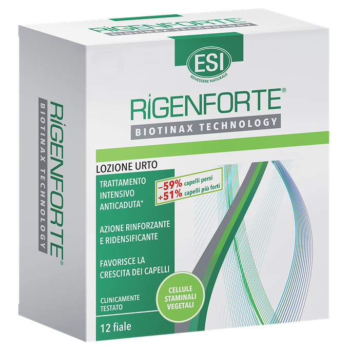 ESI Rigenforte intensīvs matu losjons 10 ml, 12 flakoņi