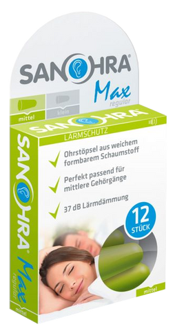 SANOHRA MAX ausu aizbāžņi pieaugušajiem, 12 pāri