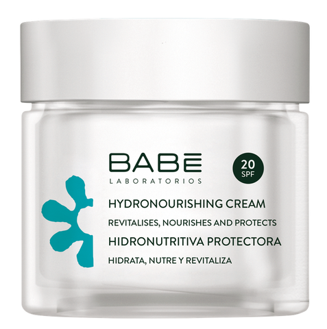BABE SPF 20 ādas mitrinošais un barojošais sejas krēms, 50 ml