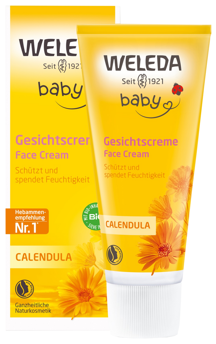 WELEDA Zīdaiņu sejas krēms ar kliņģerīti, 50 ml