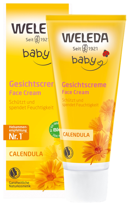 WELEDA Zīdaiņu sejas krēms ar kliņģerīti, 50 ml