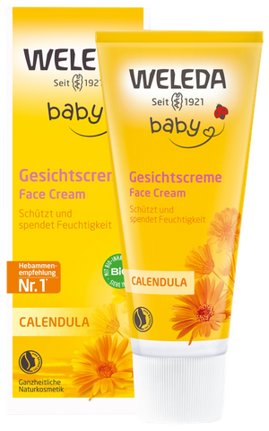 WELEDA Zīdaiņu sejas krēms ar kliņģerīti, 50 ml