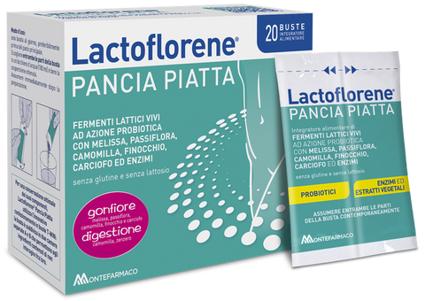 LACTOFLORENE Pancia Piatta - pulveris 20 paciņas