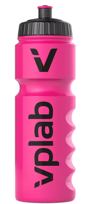 VPLAB Gripper 750ml sporta pudele rozā krāsā