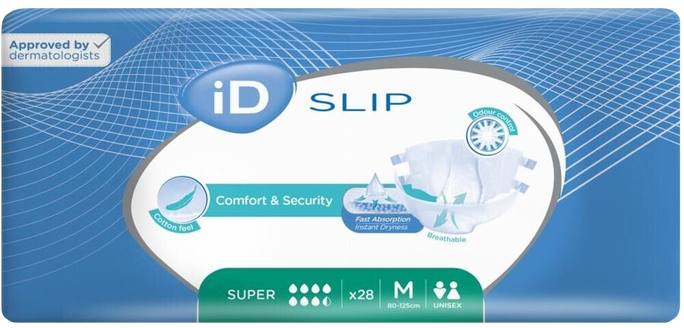 ID Expert Slip Super M autiņbiksītes, 28 gab.