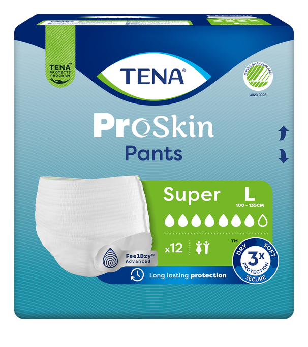 TENA ProSkin Pants Super L biksītes, 12 gab.