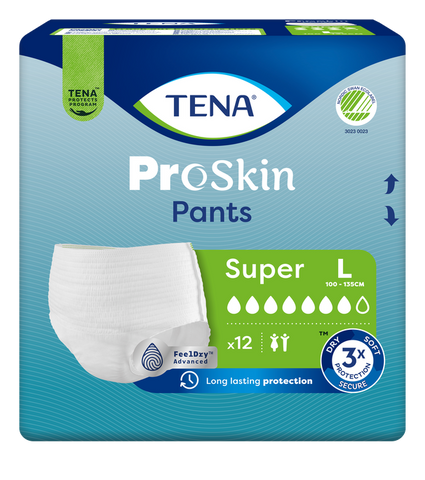 TENA ProSkin Pants Super L biksītes, 12 gab.