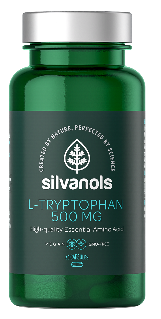 SILVANOLS L-Triptofāns 500 mg — 60 kapsulas