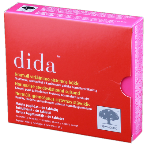 NEW NORDIC Dida tabletes, 60 gab.