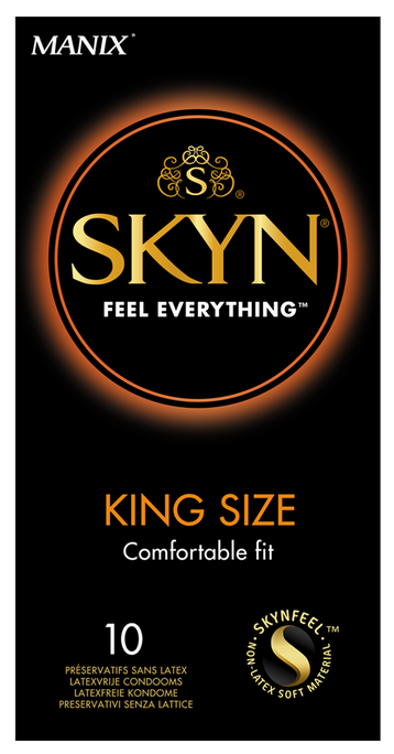 King Size SKYN prezervatīvi, 10 vienības