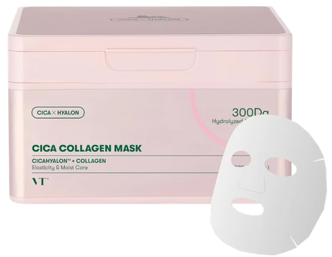 VT COSMETICS Cica Collagen ādas kopšanas maska 30 gabali