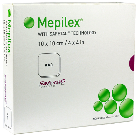 MEPILEX brūču pārsējs 10x10 cm, 5 iepakojumā