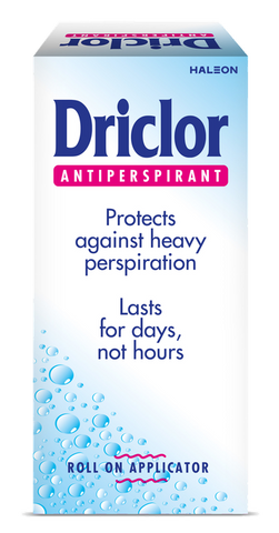 Dezodorants DRICLOR rullītī, 20 ml tilpums