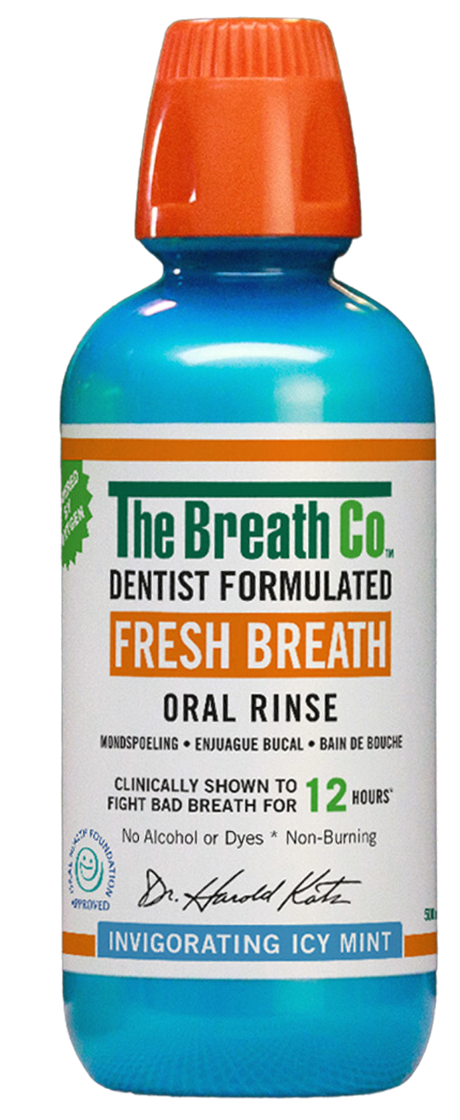 Icy Mint mutes skalojamais līdzeklis THE BREATH CO, 500 ml