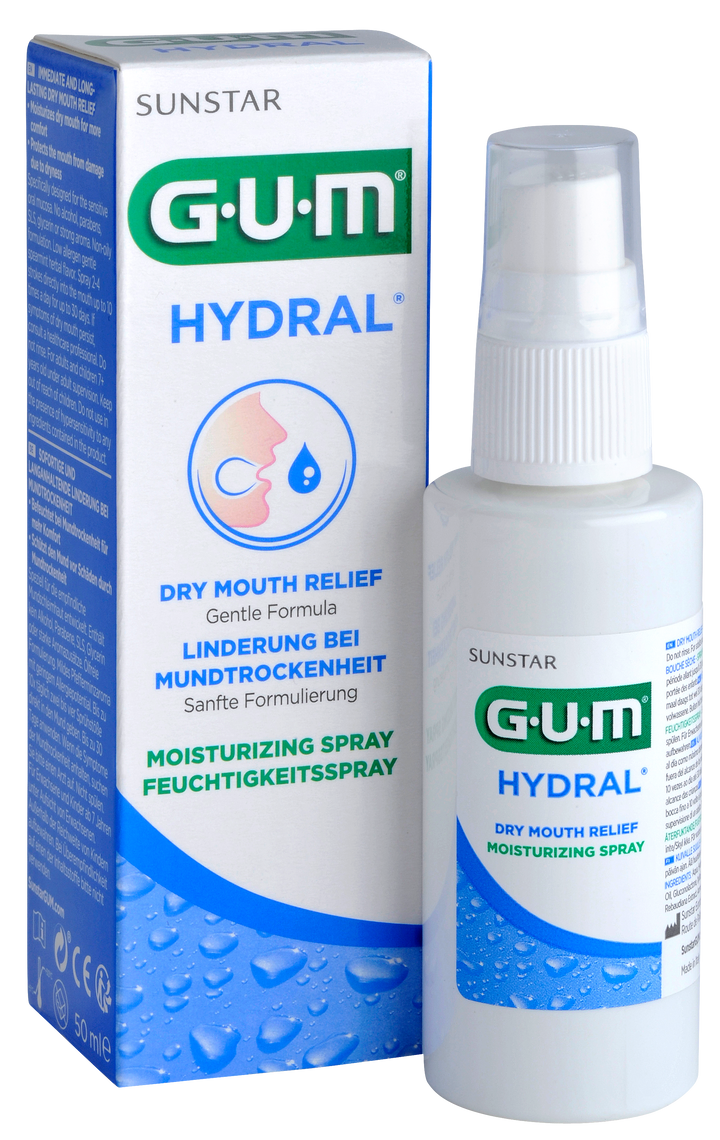 GUM Hydral 50 ml aerosolā izsmidzināms noskalojoša līdzeklis