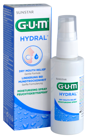 GUM Hydral 50 ml aerosolā izsmidzināms noskalojoša līdzeklis